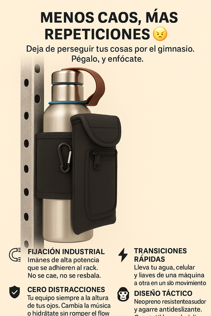 Bolsillo Magnético Táctico para Gym – Tu Zona de Entreno, Sin Interrupciones