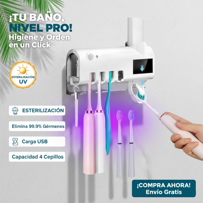Dispensador & Esterilizador UV Pro™ - Organizador Inteligente 3 en 1